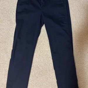 J. Crew Women's Navy Straight Leg Pants